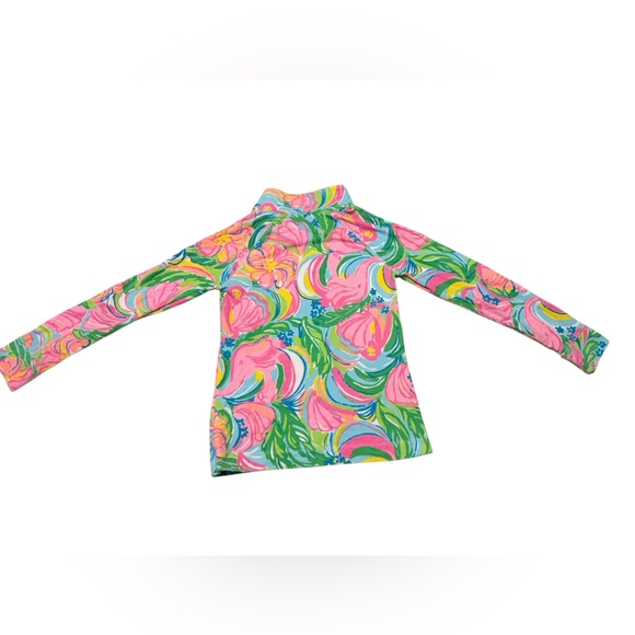Lilly Pulitzer Skipper Popover in So A Peeling Size Small Long Sleeve QuarterZip - Picture 6 of 8